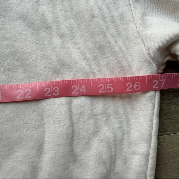 Nuuds Los Angeles Women’s Pullover Crewneck Sweatshirt Cream Off White Size XL - Picture 6 of 9
